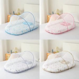 Unique Baby Co-sleeper/ lounger with head pillow and Mosquito Net