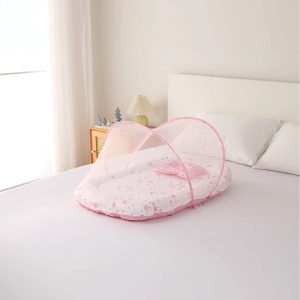 Unique Baby Co-sleeper/ lounger with head pillow and Mosquito Net