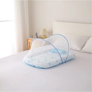 Unique Baby Co-sleeper/ lounger with head pillow and Mosquito Net