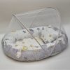 Unique Baby Co-sleeper/ lounger with head pillow and Mosquito Net