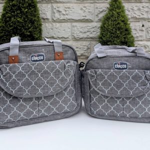 2 in 1 Chicco diaper bag set/ mummy bag