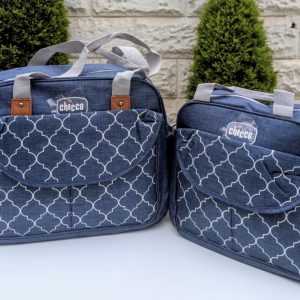 2 in 1 Chicco diaper bag set/ mummy bag