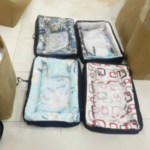 Unique baby Cosleeper with head pillow and mosquito net