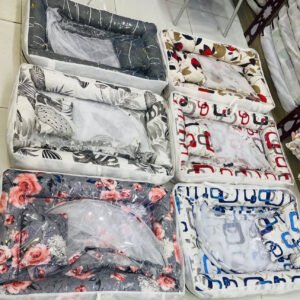 Unique baby Cosleeper with head pillow and mosquito net