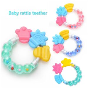 Colorful Baby Rattle Teether