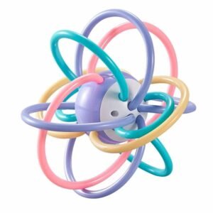 NEW Big size Rattle teether ring Grasp Ball