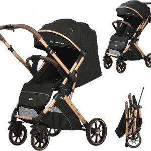 Kidilo easy fold baby stroller/Pushchair , with reversible handle ( newborn to 25 kgs)