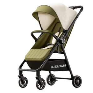 Light weight foldable, cabin approved baby stroller with reversible handle and all terrain wheels( newborn to 3 years)