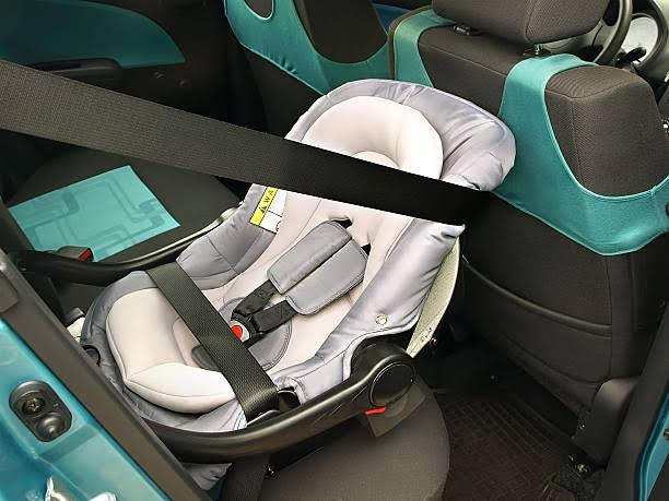 rear-facing car seat installed