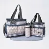 NEW Fashionable Large Polka Dot Diaper Bag Four-piece
