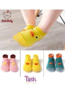 Unique Anti-slip Rubber Sole Toddler Shoe Socks