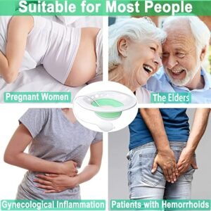 NEW Foldable Sitz Bath for Pregnant Women, Postpartum Care, Hemorrhoids Recovery and Vaginal/Anal Inflammation Treatment