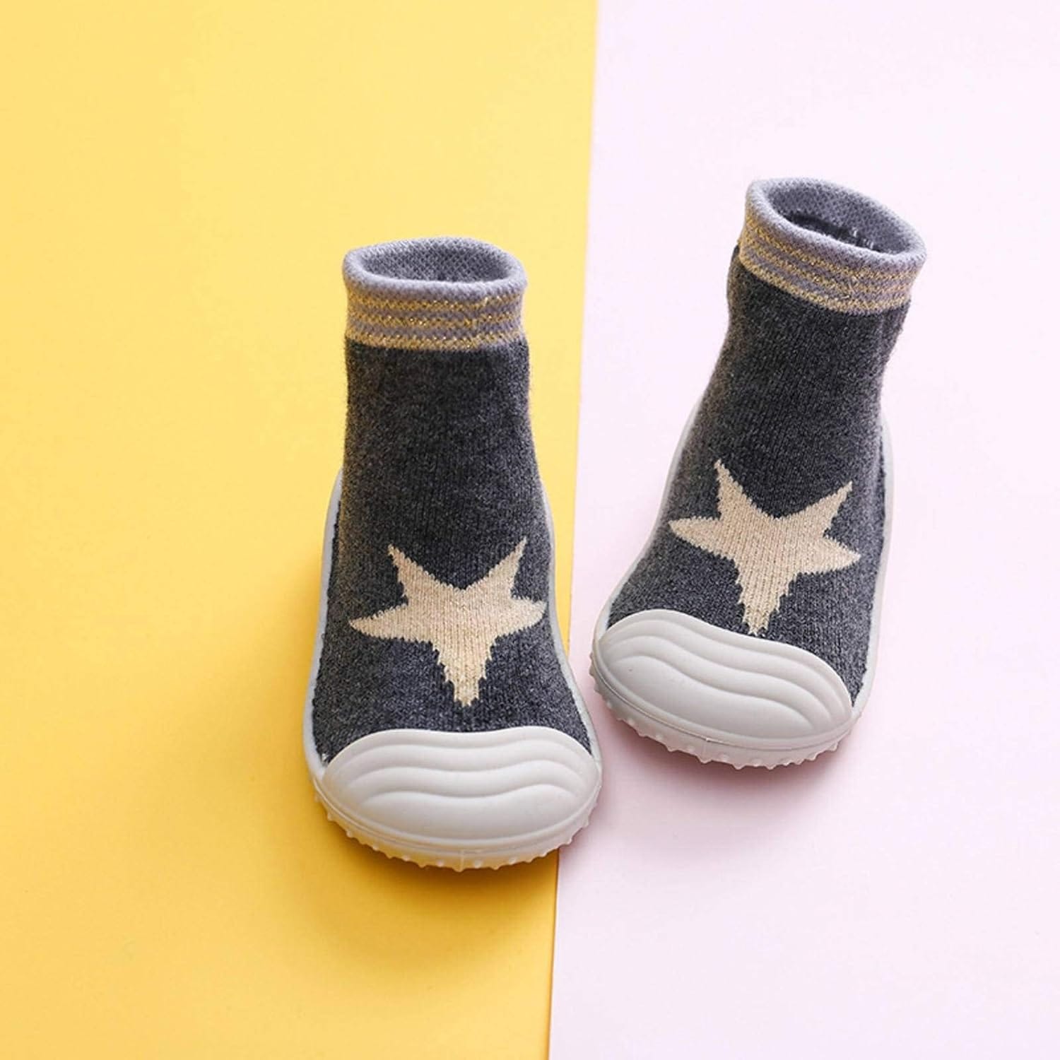 thumbnail image 2 of Zshosam Girls Combat Boots Baby Unisex Warm Snow Boots Leather Ankle Anti-Slip Rubber Texture Sole Toddler Prewalker Winter Crib Shoes Size 9.5,(Red 2 of 12
