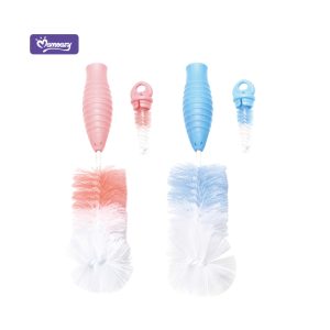 Baby Bottle & Nipple Cleaning Brush Set