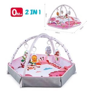 Baby Activity Playmat with overhead Toys
