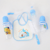 NEW 7 Pcs Baby Feeding Bottle Set-Blue