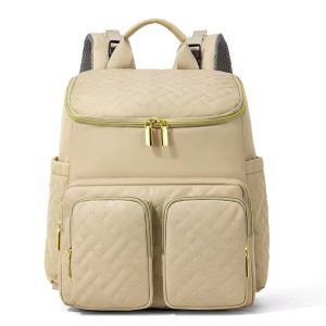 Diaper Bag Backpack with Changing Pad & Insulation Pocket Stroller Hanging Bag Waterproof Maternity Bag Embroidered Mommy Bag for Outdoor