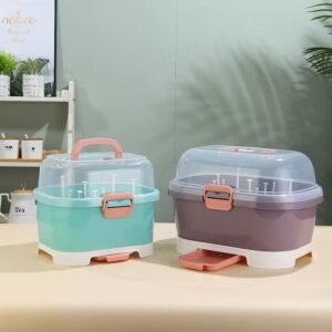 Portable baby bottle drying rack