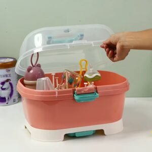 Portable baby bottle drying rack