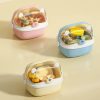 Big size portable baby bottle drying rack with lid
