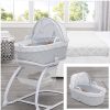 Bassinet baby bed/Cot/ Moses basket with mosquito net, Storage Basket, music and vibrations