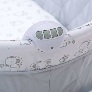 Bassinet baby bed/Cot/ Moses basket with mosquito net, Storage Basket, music and vibrations
