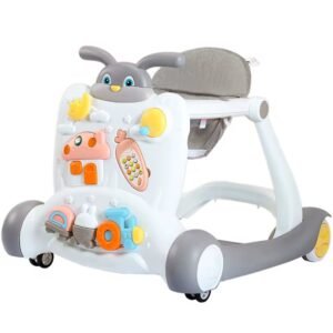 4 in 1 Baby Walker with Toys and Music