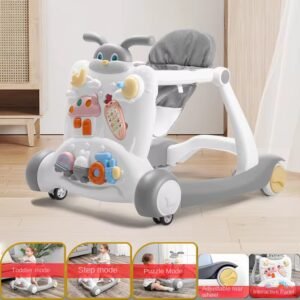4 in 1 Baby convertible Walker with Toys and Music