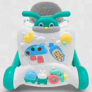 4 in 1 Baby convertible Walker with Toys and Music