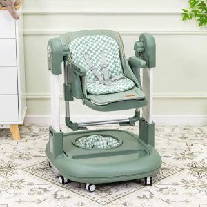 3 in 1 kidilo convertible baby feeding chair, swing and baby walker