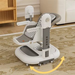 3 in 1 kidilo convertible baby feeding chair, swing and baby walker