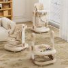 3 in 1 kidilo convertible baby feeding chair, swing and baby walker