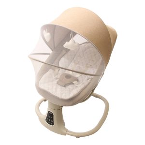 Kidilo Best 3 in 1 Electric Baby Swing with mosquito net,Bluetooth Infant Swing with Music Speaker, Remote Control Timing Function with 5 Speeds, 3 Seat Positions,10 Music, 5 Point Harness Belt (newborn-18 kgs)