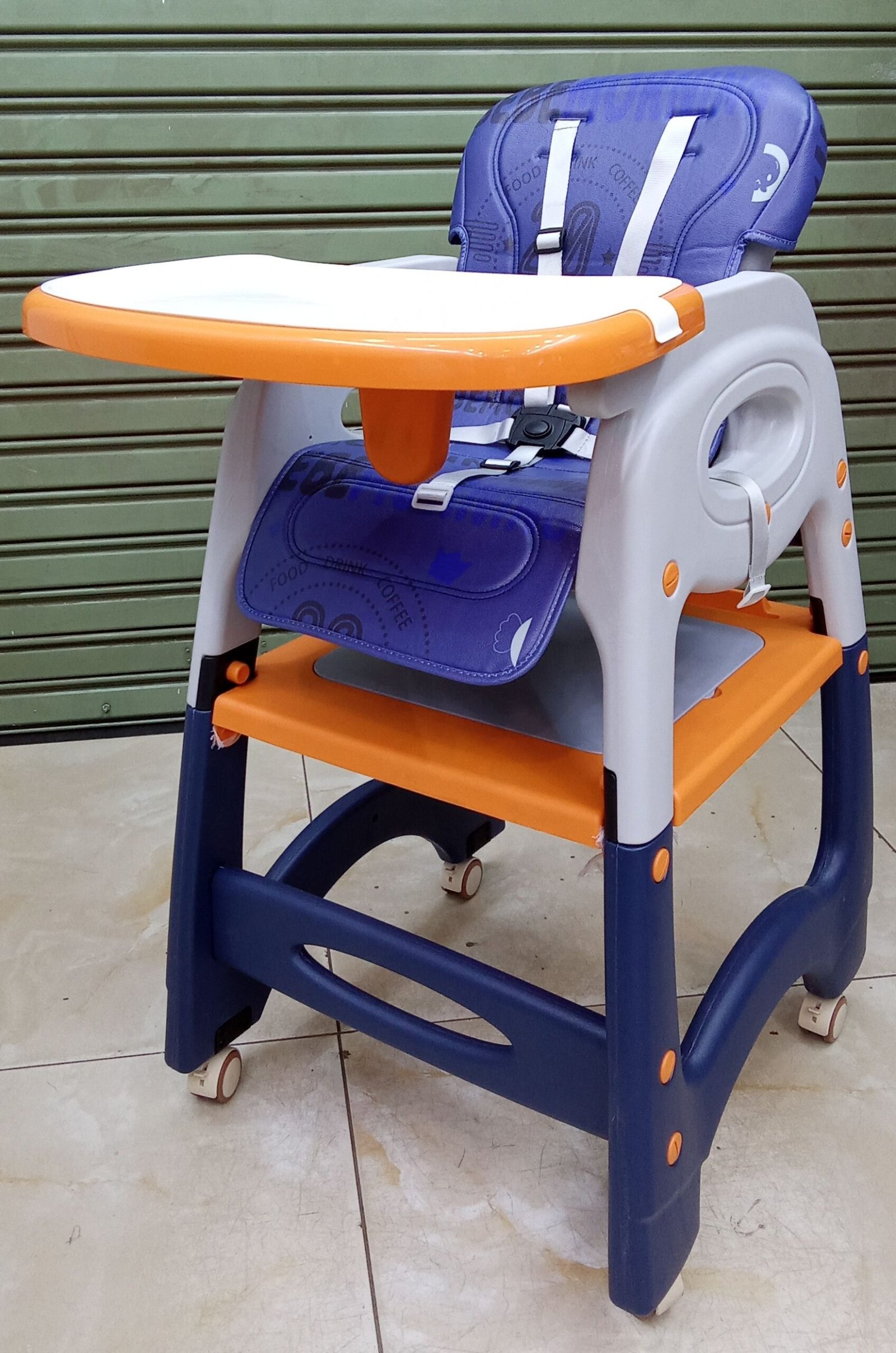 New convertible baby highchair New convertible baby highchair