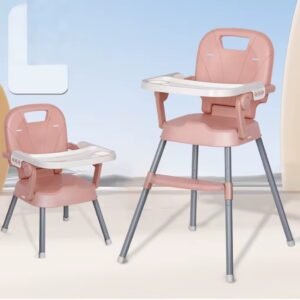 convertible 3 in 1 baby highchair height adjustable