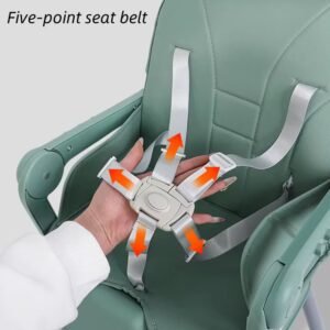 convertible 3 in 1 baby highchair height adjustable