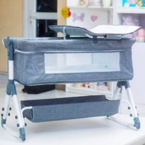 Baby co sleeper/ baby bed/ baby bassinet with adjustable height and underneath storage