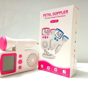 Fetal Doppler Baby Heart Monitor for Pregnancy with in-Built Speaker, Smart Noise Reduction & Heartbeat Detection Machine for Home & Clinic Use