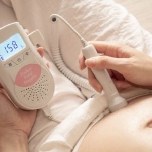Fetal Doppler Baby Heart Monitor for Pregnancy with in-Built Speaker, Smart Noise Reduction & Heartbeat Detection Machine for Home & Clinic Use