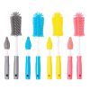 2 in 1 silicone feeding bottle cleaning brush