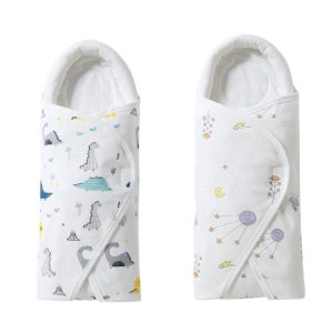 Premium soft cotton baby swaddle wrap