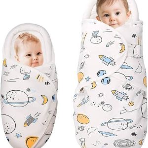 Premium soft cotton baby swaddle wrap