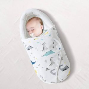 Premium soft cotton baby swaddle wrap