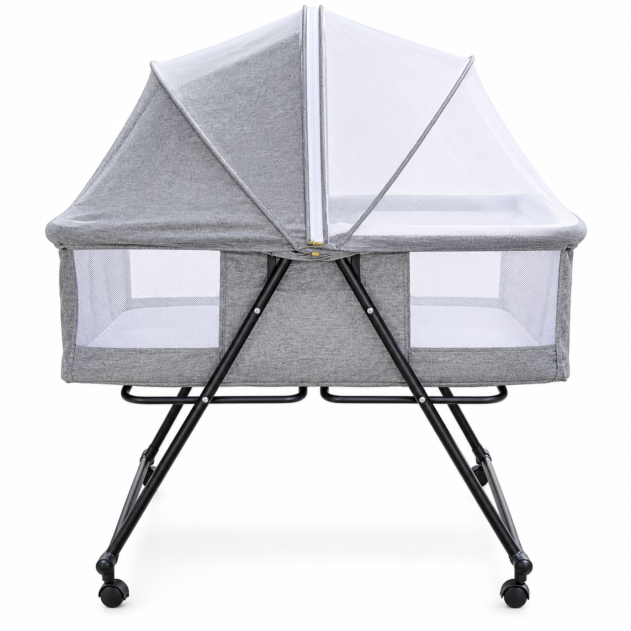 Foldable rocking Baby Bassinet With Net And Wheels Foldable rocking Baby Bassinet With Net And Wheels