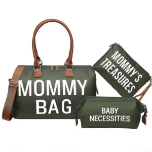 Mommy tote diaper bag (set of 3)