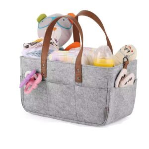 Baby diaper caddy nursery organizer