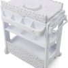 Baby Bath and Changing Station With storage compartment and wheels