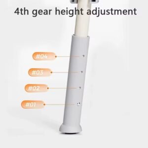 Baby bath and changing station with foldable basin , height adjustable with temperature sensor