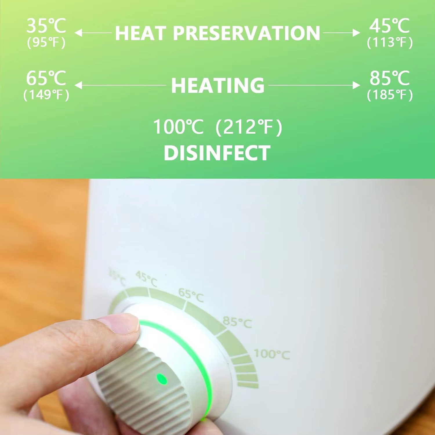 Electric bottle/baby food warmer – fits all bottle types, milk thawing/smart temperature controls/warm formula/warm milk in 3 minutes. Electric bottle/baby food warmer - fits all bottle types, milk thawing/smart temperature controls/warm formula/warm milk in 3 minutes.