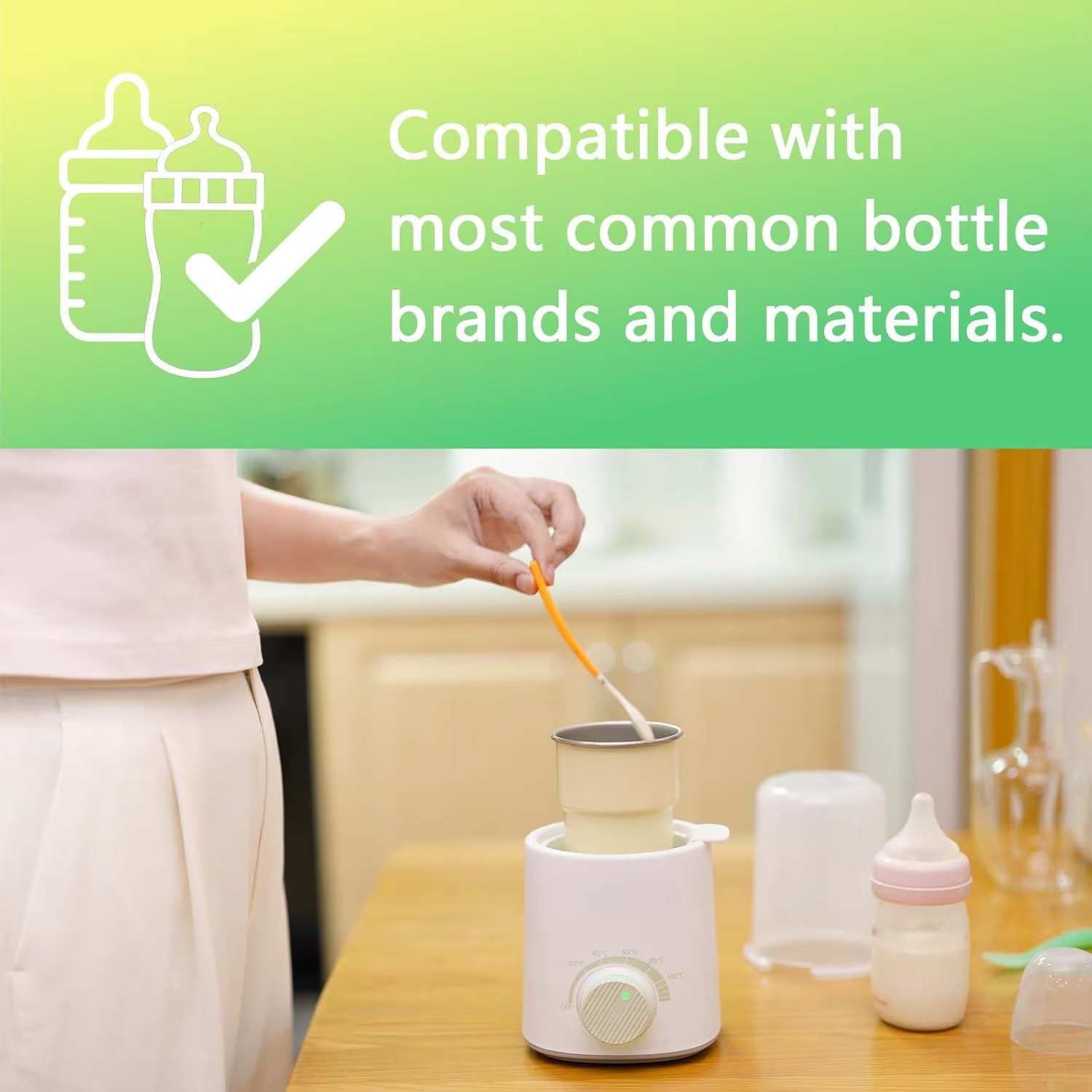Electric bottle/baby food warmer – fits all bottle types, milk thawing/smart temperature controls/warm formula/warm milk in 3 minutes. Electric bottle/baby food warmer - fits all bottle types, milk thawing/smart temperature controls/warm formula/warm milk in 3 minutes.